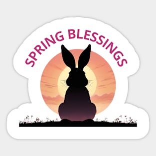 Spring Blessings / Joyful Easter Sticker